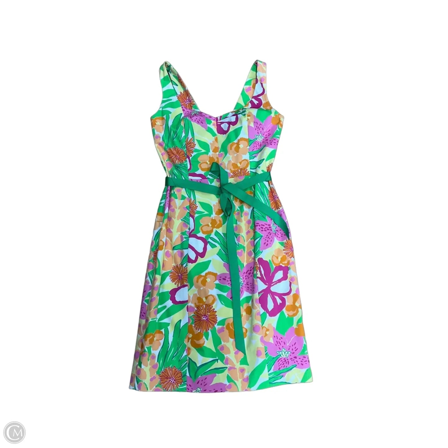 Dress Designer By Lilly Pulitzer In Floral Print, Size: 2