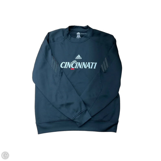 Sweatshirt Crewneck By Adidas In Black, Size: M