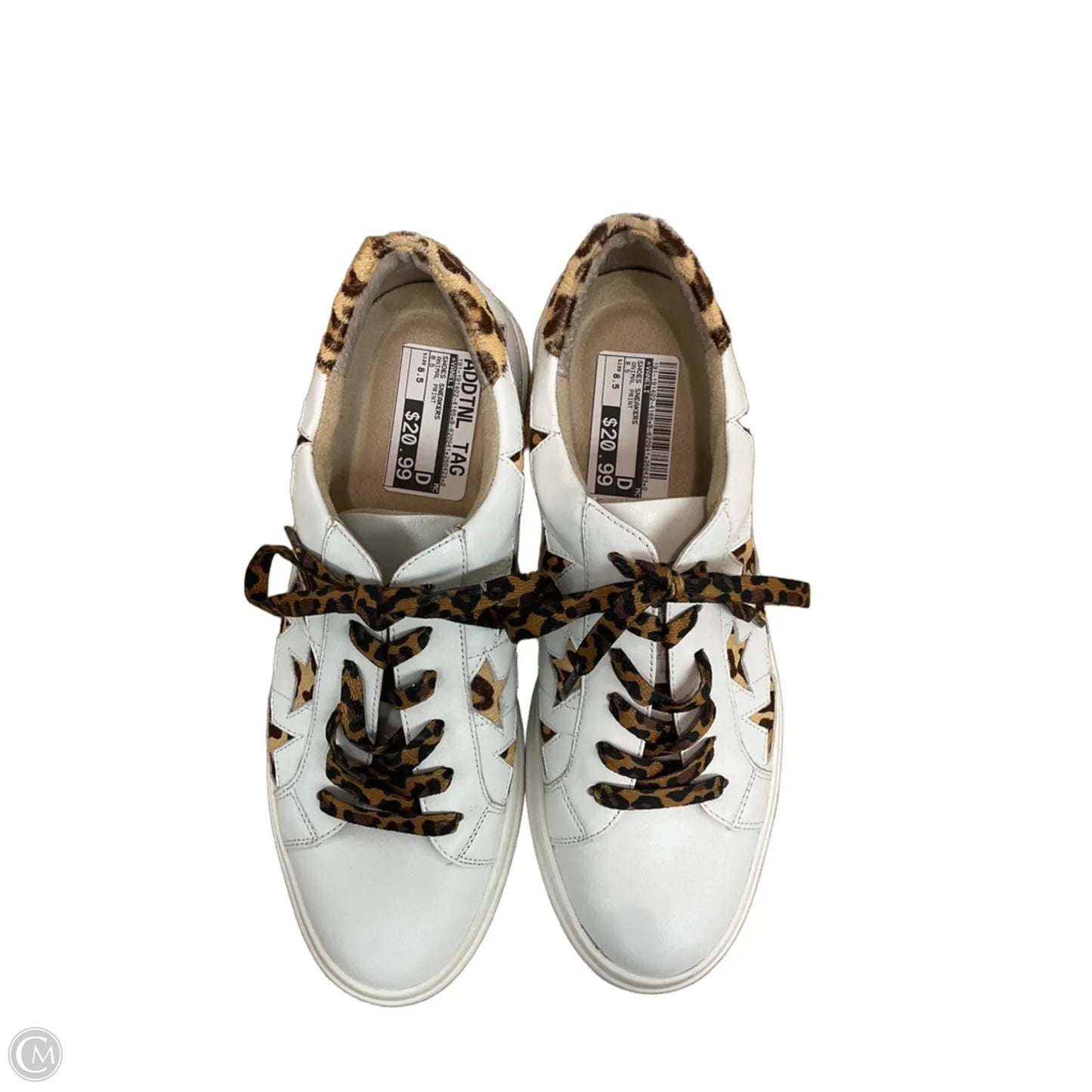 Shoes Sneakers By Vaneli In Animal Print, Size: 8.5