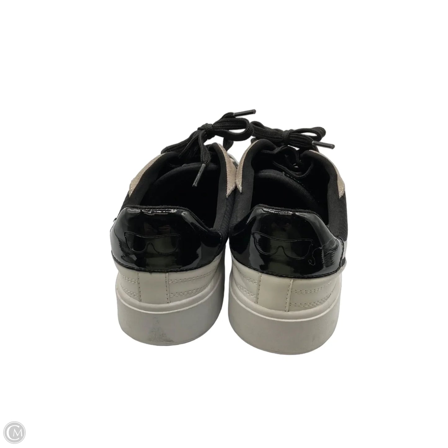 Shoes Designer By Karl Lagerfeld In Black & White, Size: 9