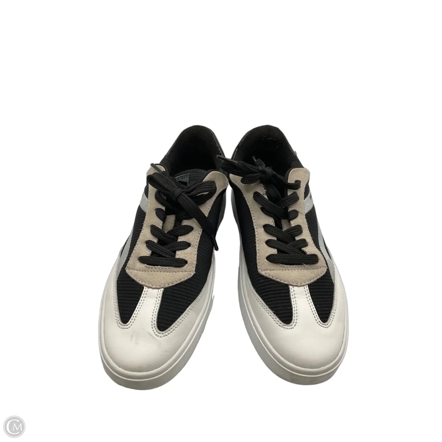 Shoes Designer By Karl Lagerfeld In Black & White, Size: 9