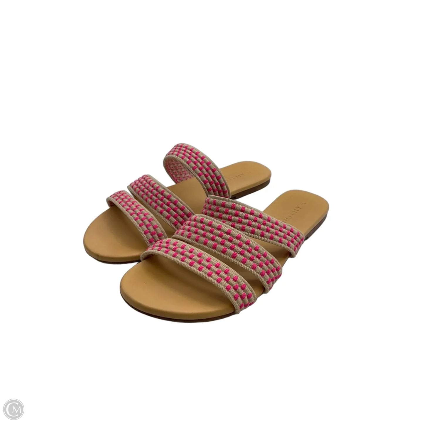 Sandals Flats By Rothys In Pink & Tan, Size: 6
