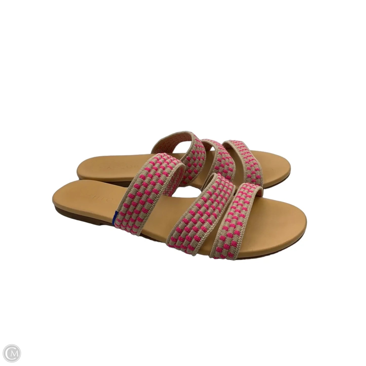 Sandals Flats By Rothys In Pink & Tan, Size: 6