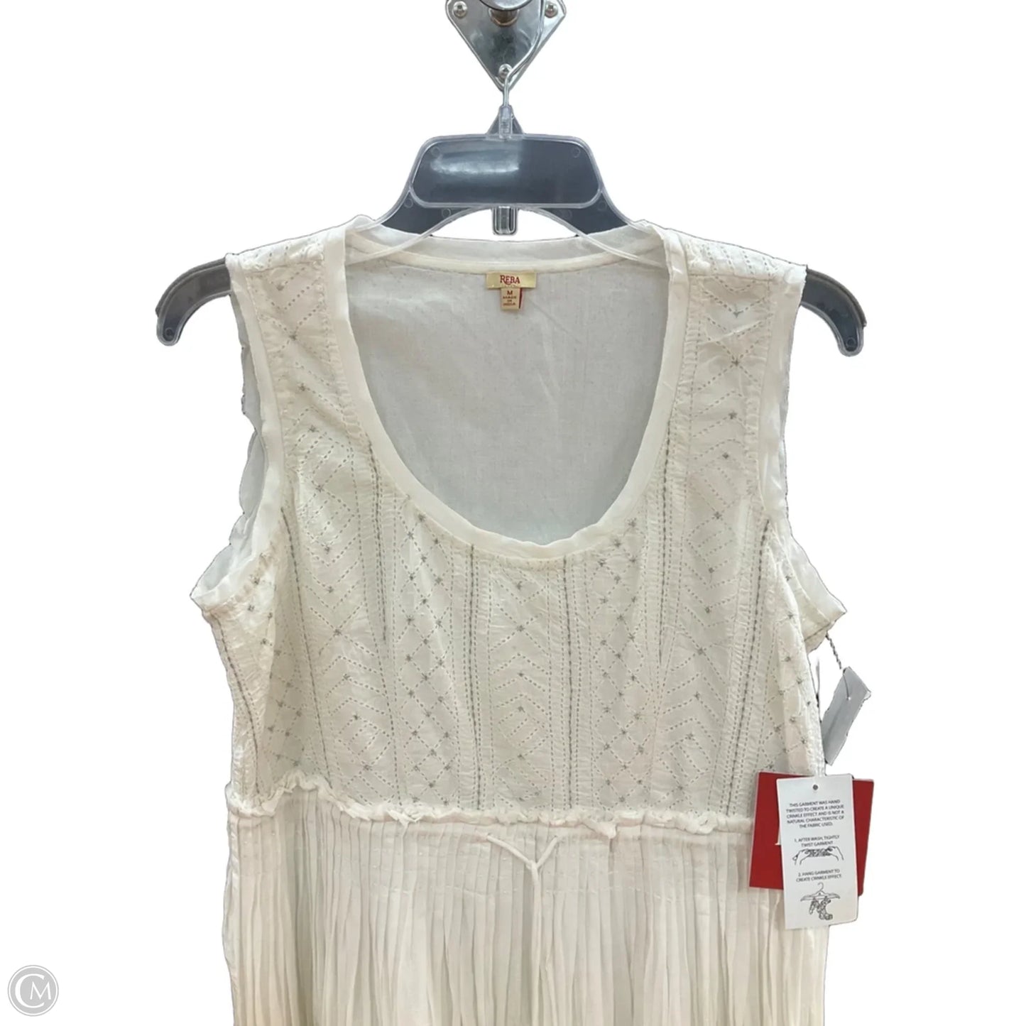 Dress Casual Maxi By Reba In White, Size: M