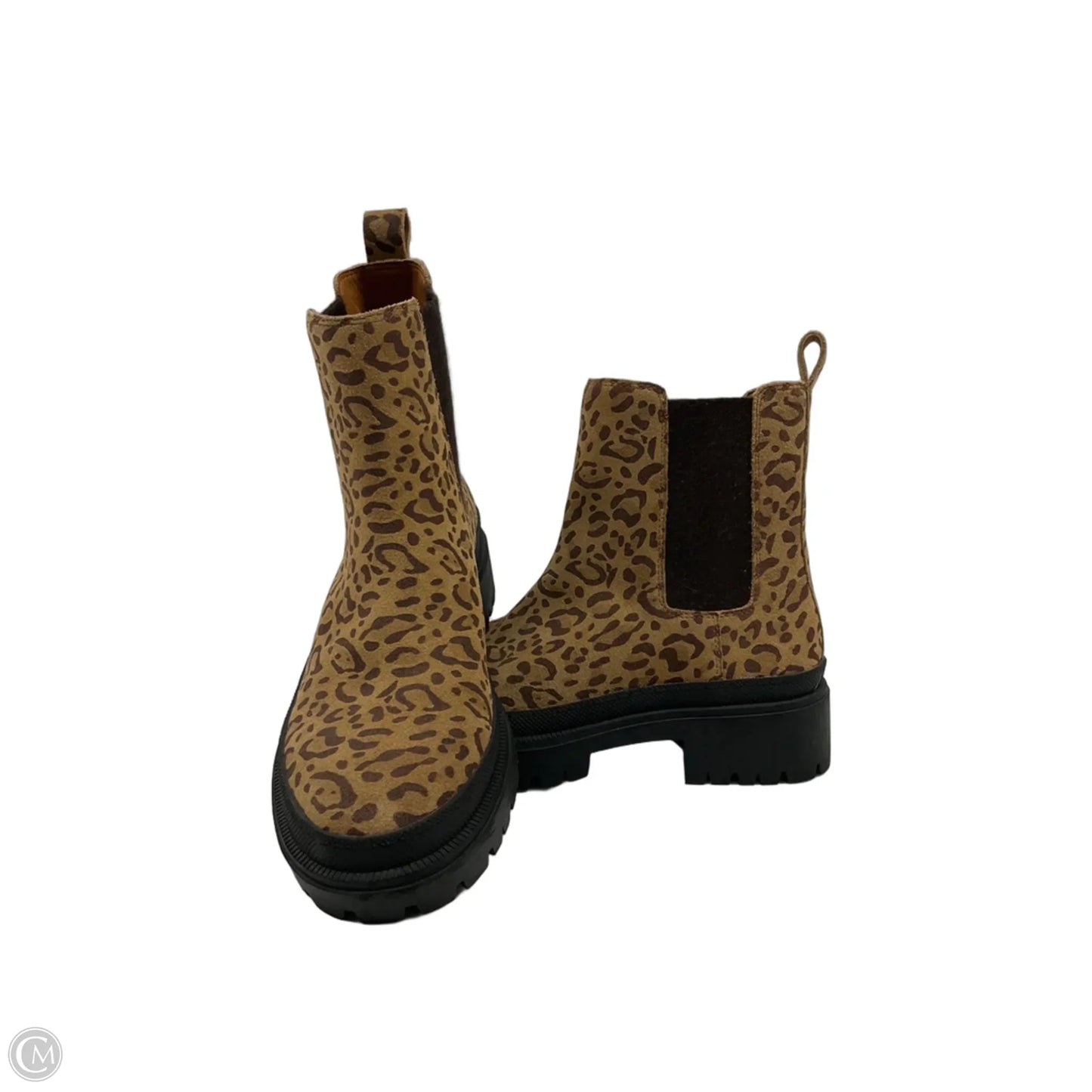 Boots Hiking By Lucky Brand In Animal Print, Size: 7