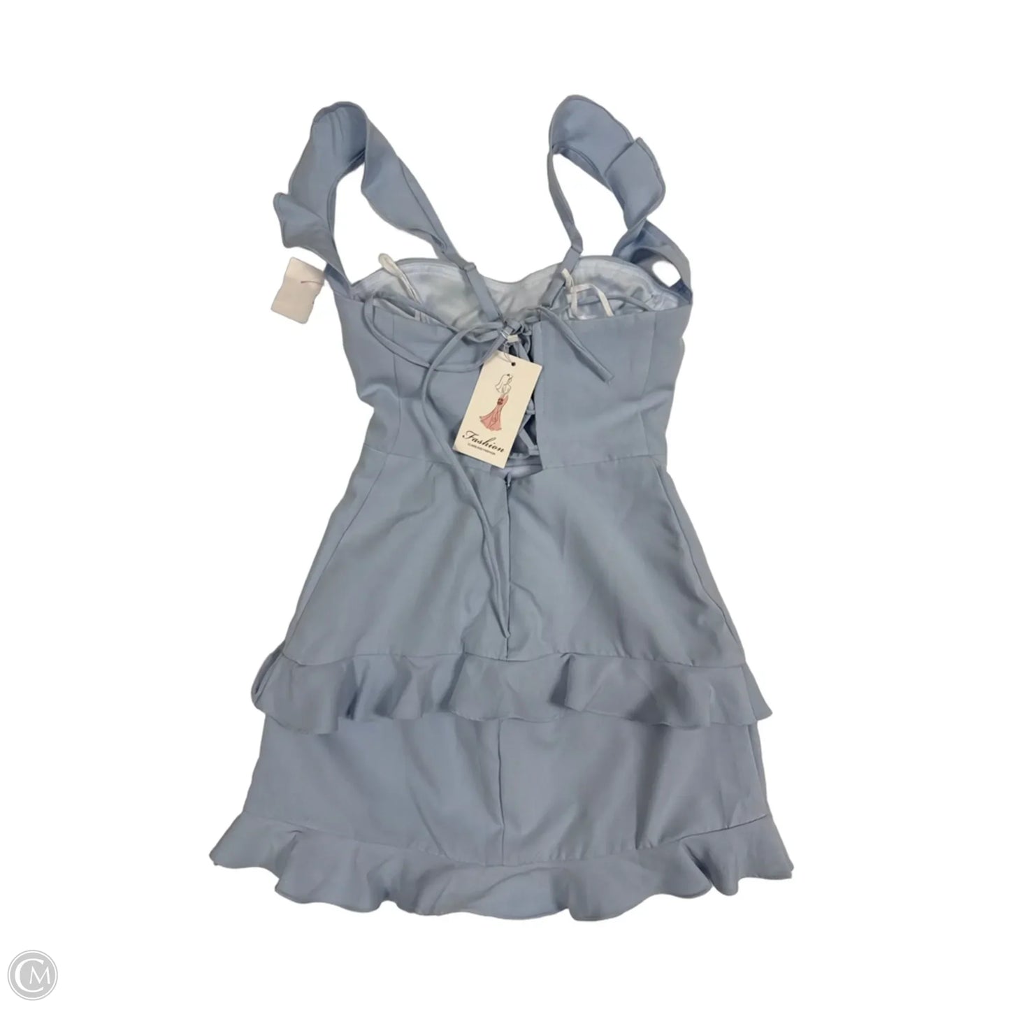 Dress Casual Short By Clothes Mentor In Blue, Size: Xl