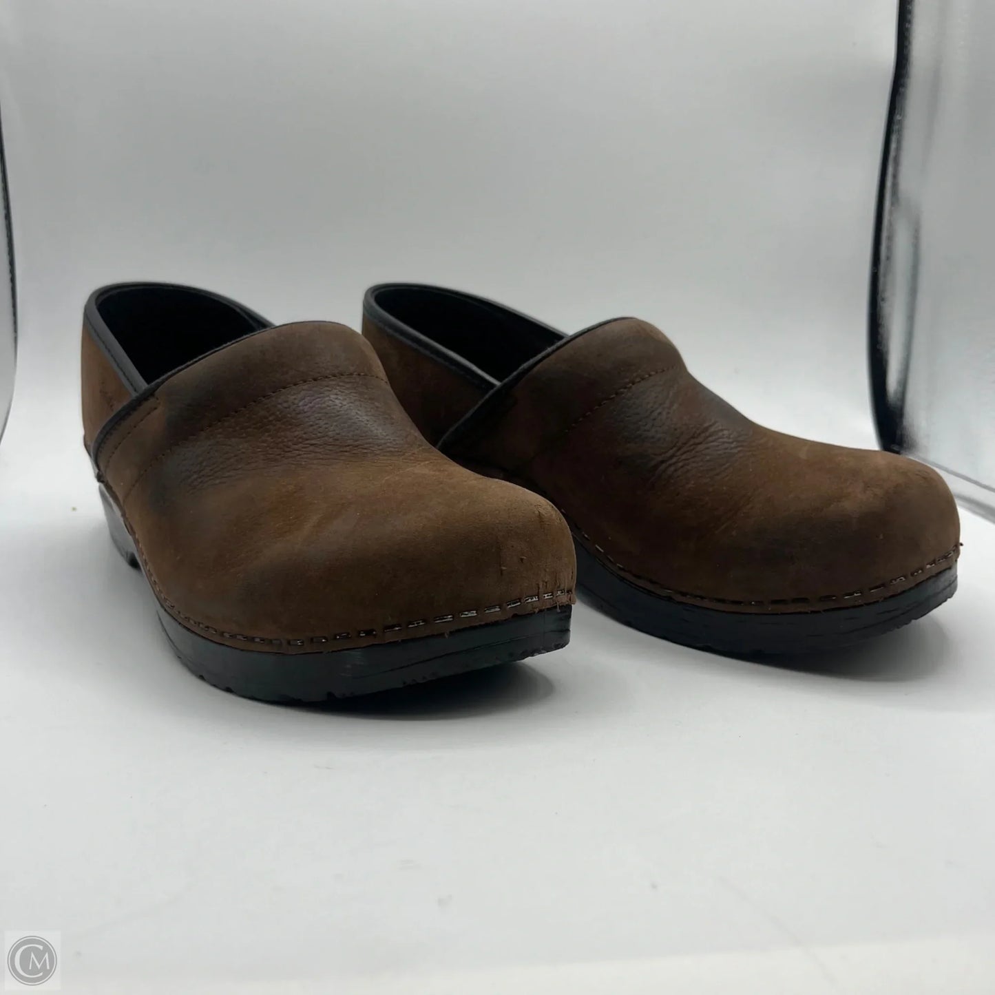 Shoes Heels Wedge By Sanita In Brown, Size: 10.5