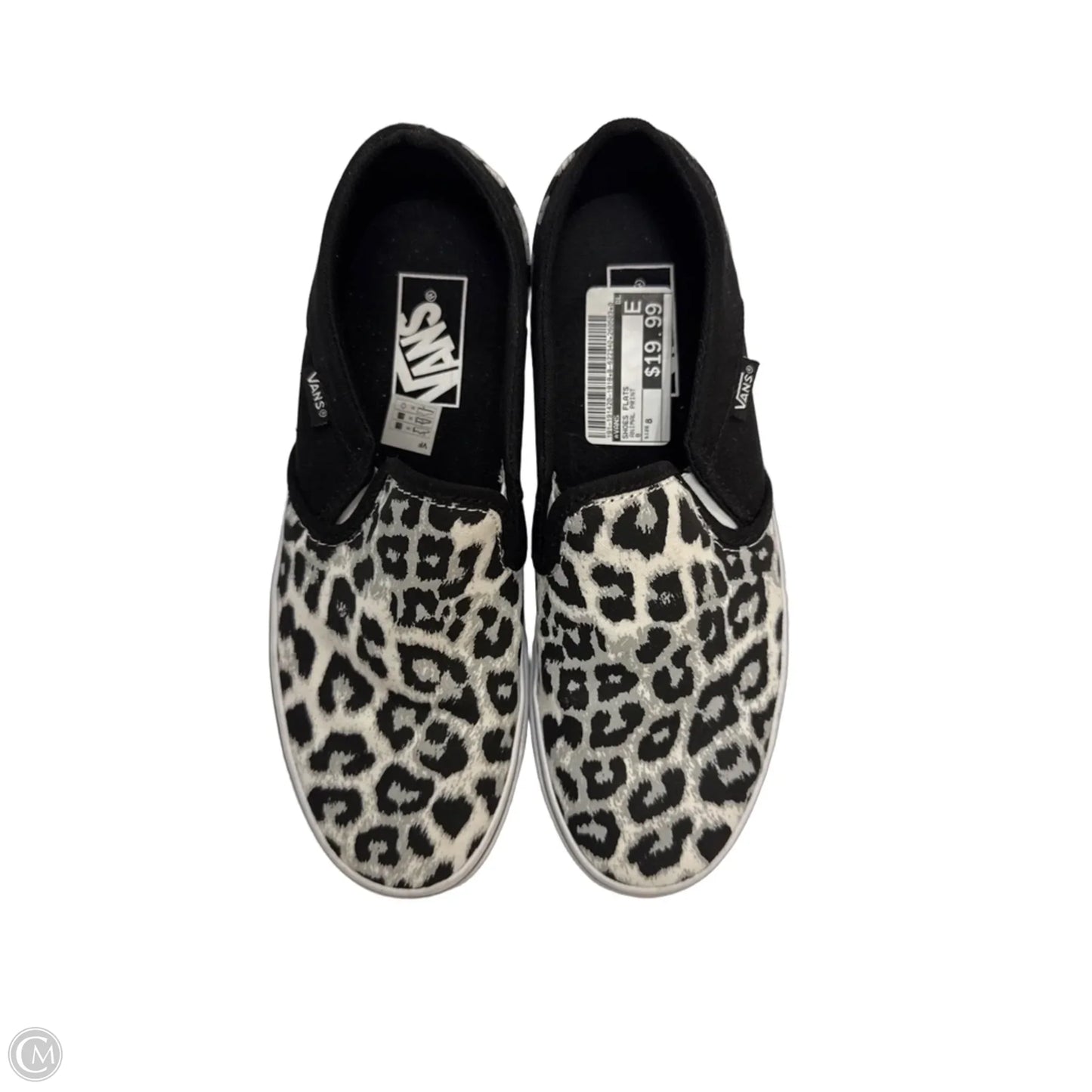Shoes Flats By Vans In Animal Print, Size: 8
