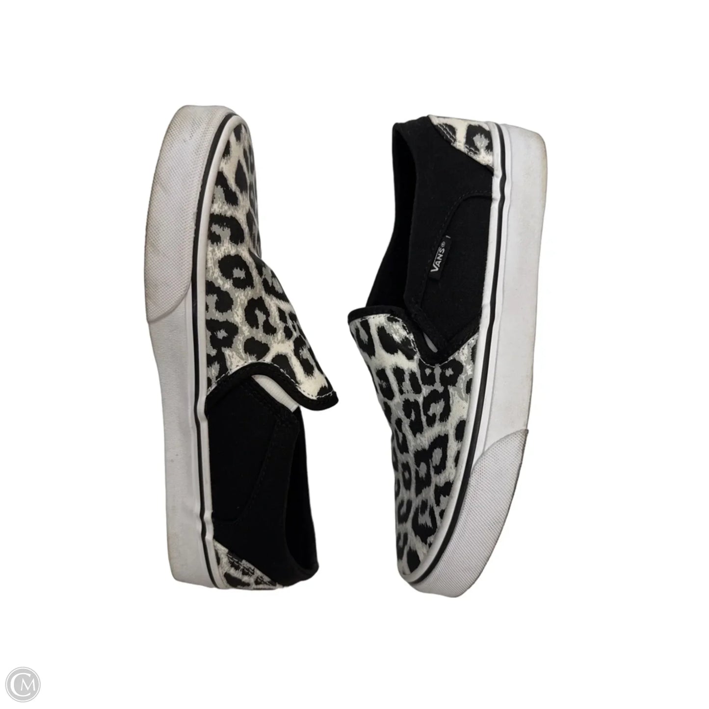 Shoes Flats By Vans In Animal Print, Size: 8