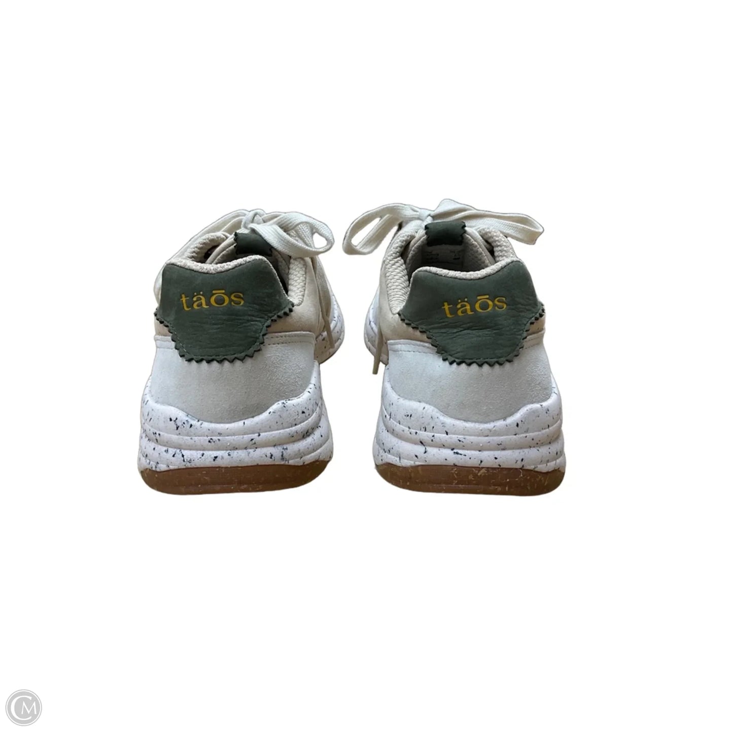 Shoes Sneakers By Taos In Green & Tan, Size: 7.5