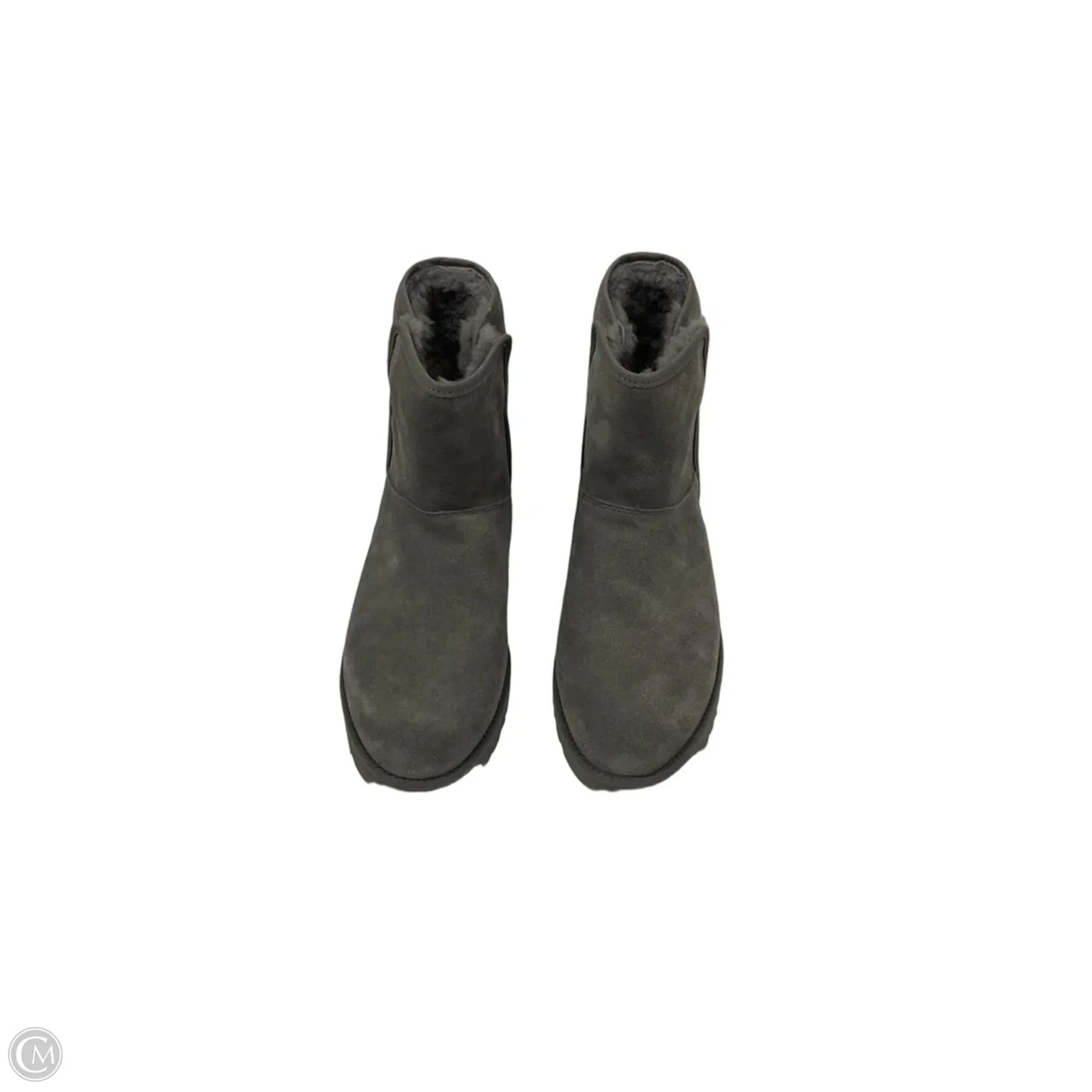 Boots Designer By Ugg In Grey, Size: 9.5