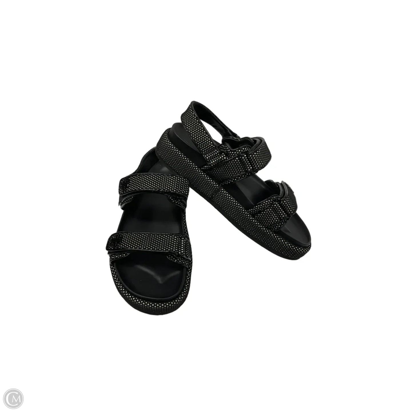 Sandals Designer By Tory Burch In Black, Size: 9.5