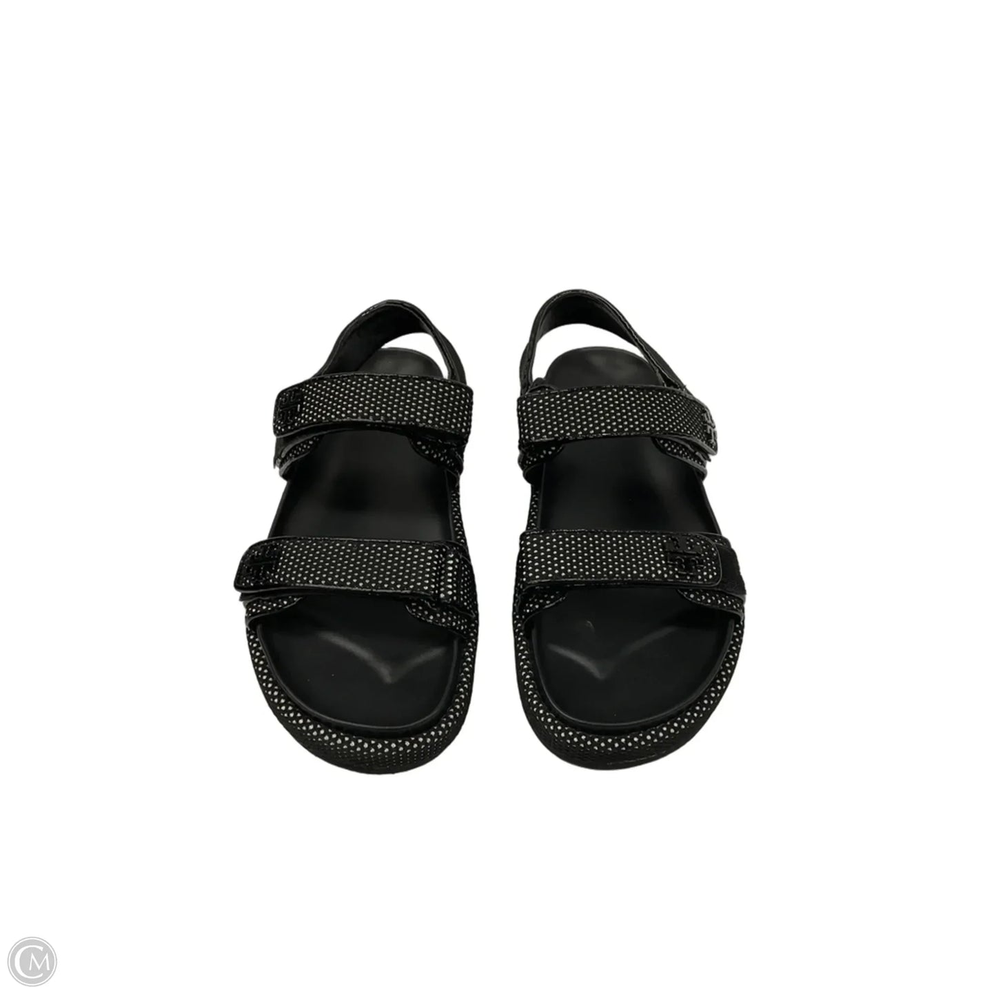 Sandals Designer By Tory Burch In Black, Size: 9.5