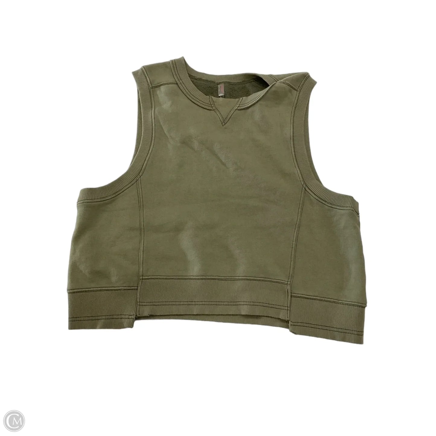 Sweatshirt Crewneck By Free People In Green, Size: L