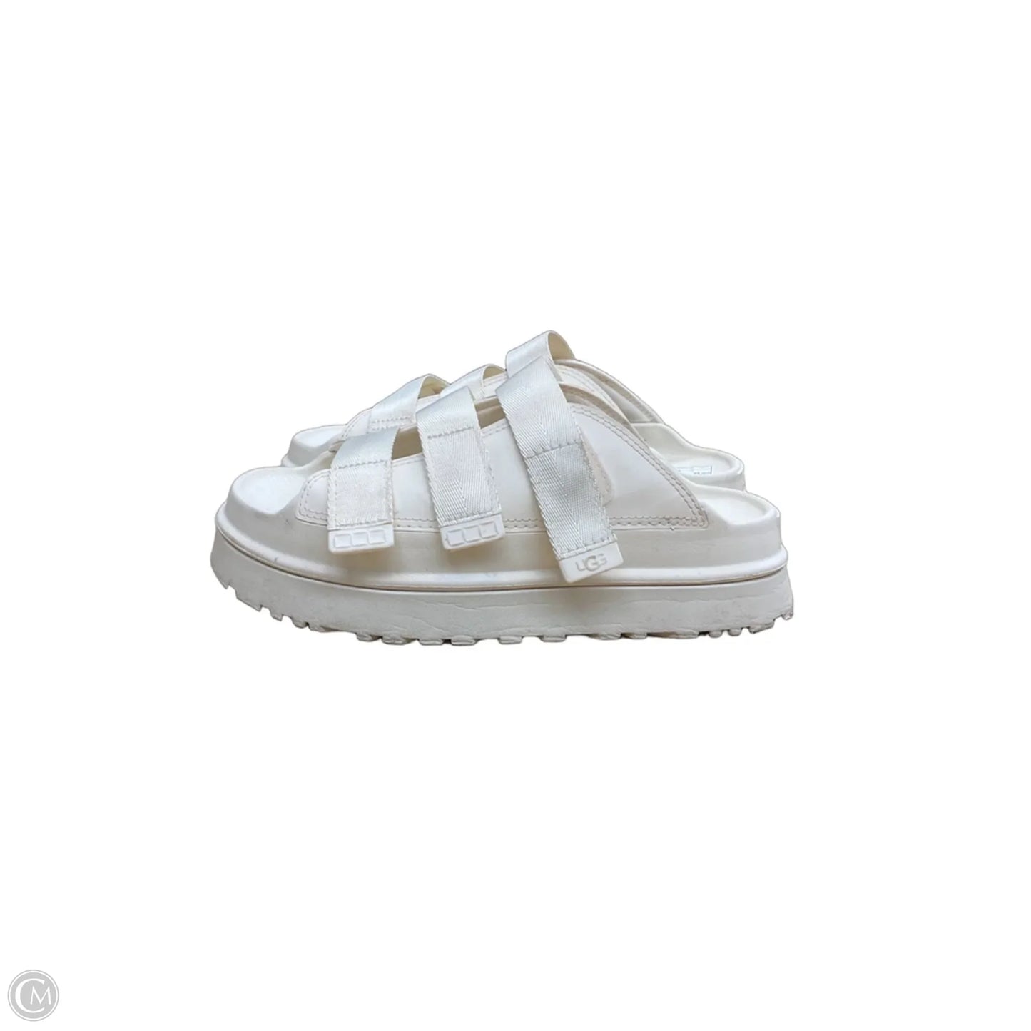 Sandals Designer By Ugg In White, Size: 10
