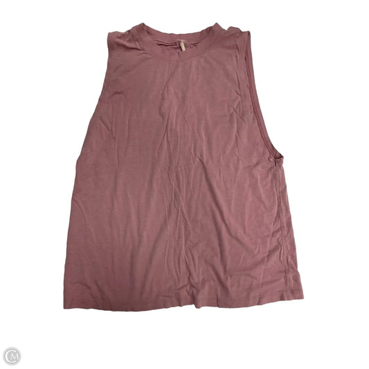 Athletic Tank Top By Lululemon In Pink, Size: 6
