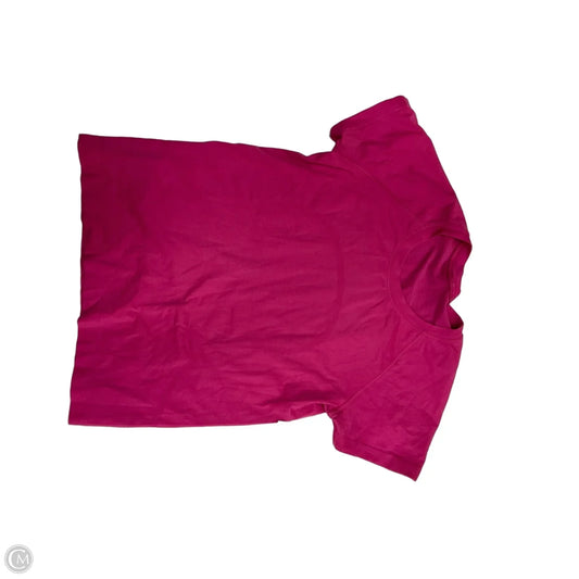 Top Short Sleeve By Lululemon In Pink, Size: 6