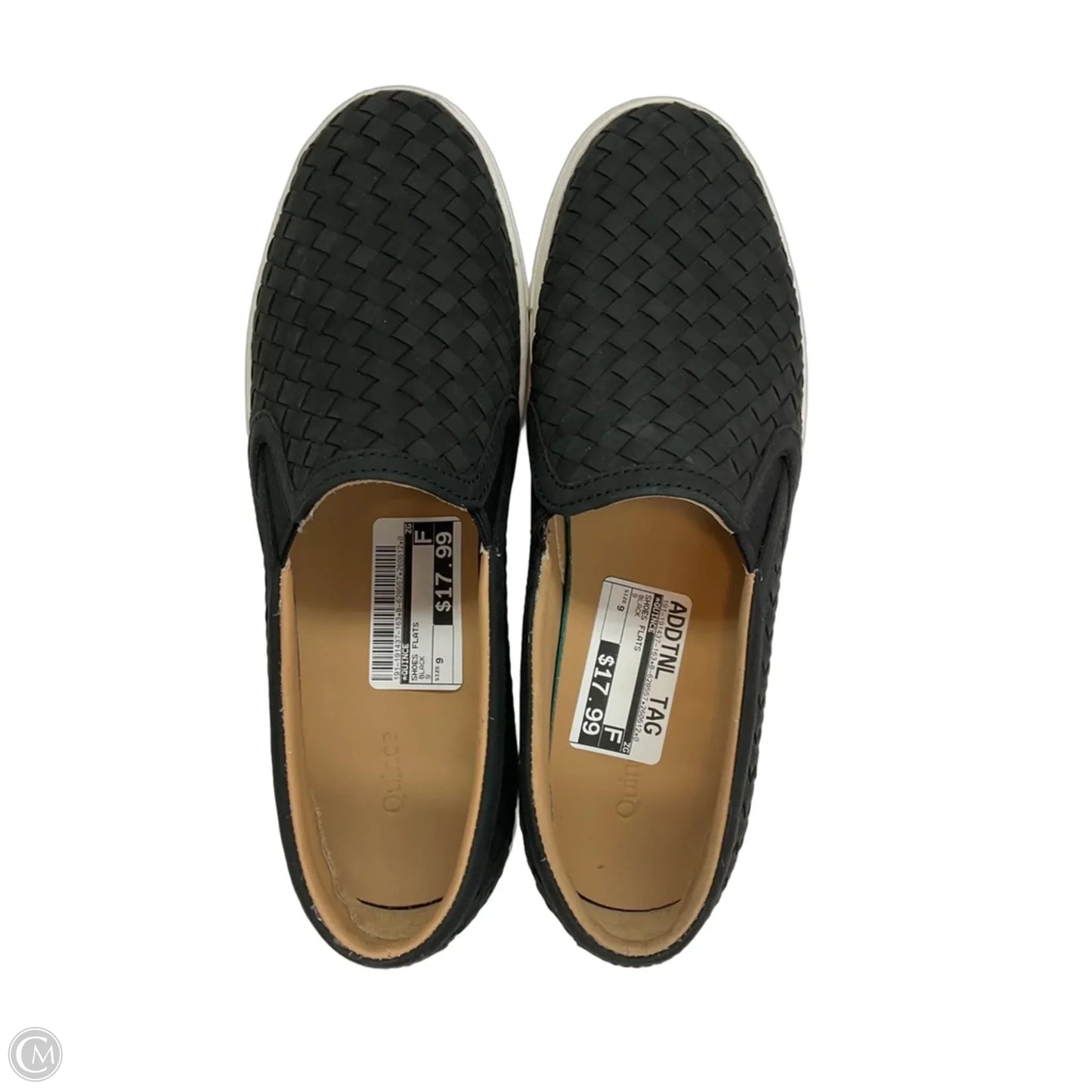 Shoes Flats By Quince In Black, Size: 9