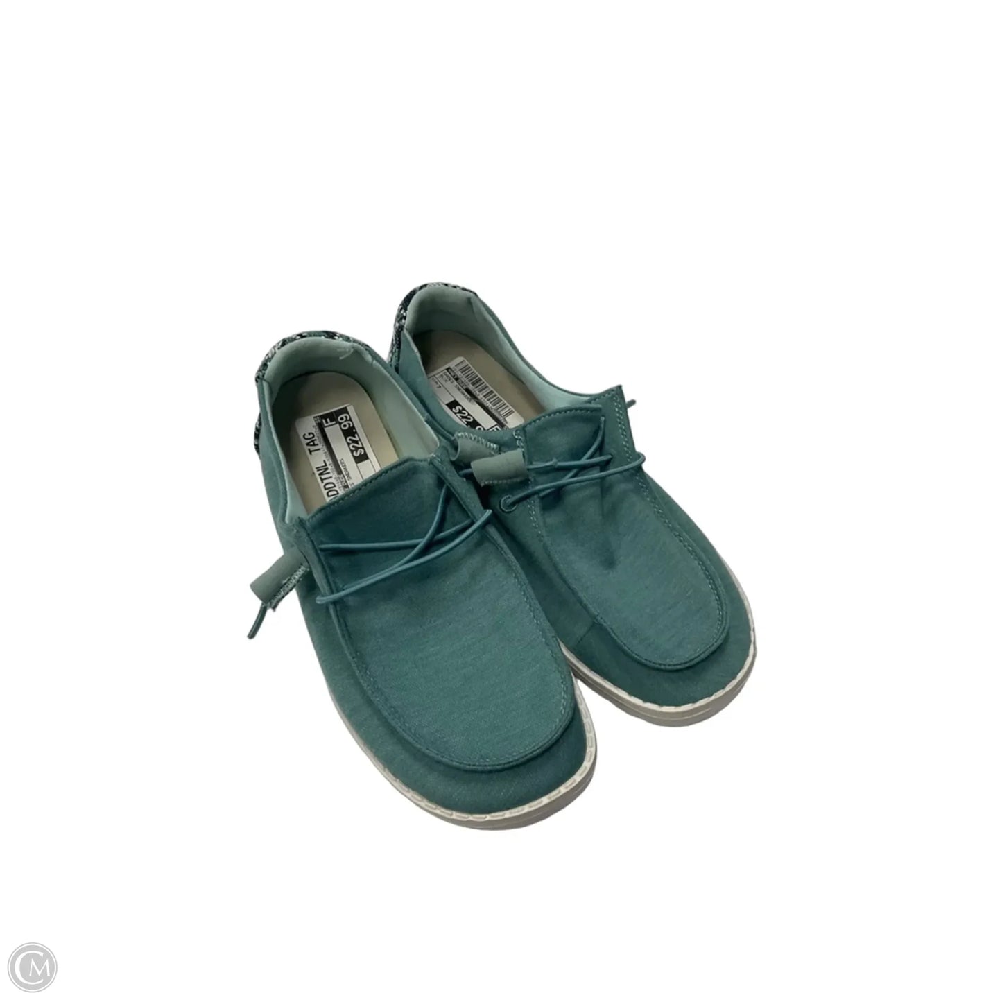 Shoes Sneakers By Hey Dude In Blue, Size: 7