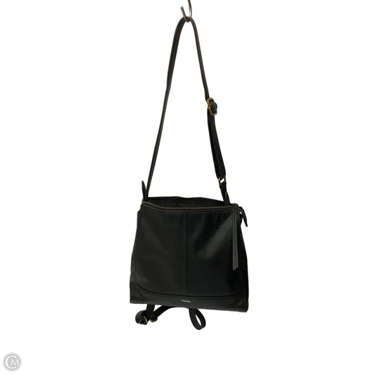 Backpack Leather By Fossil, Size: Medium
