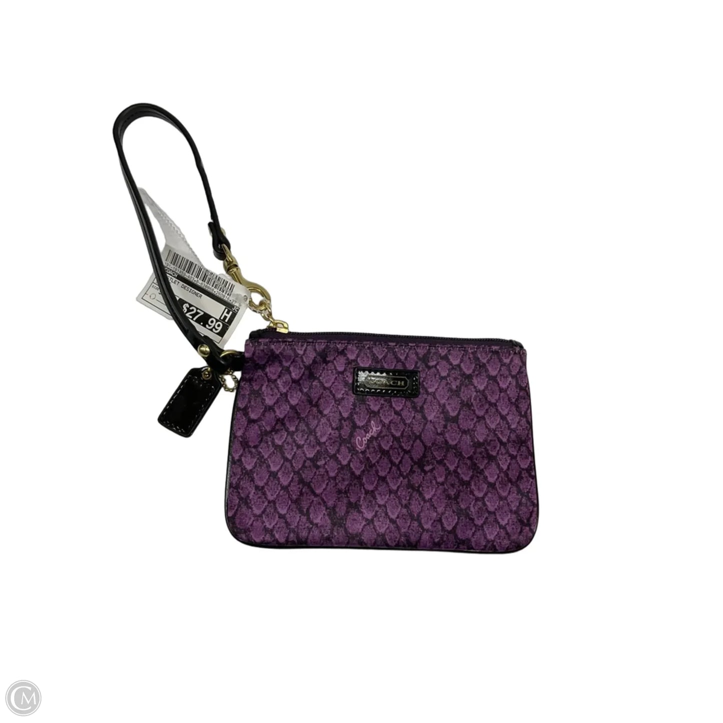 Wristlet Designer By Coach, Size: Small