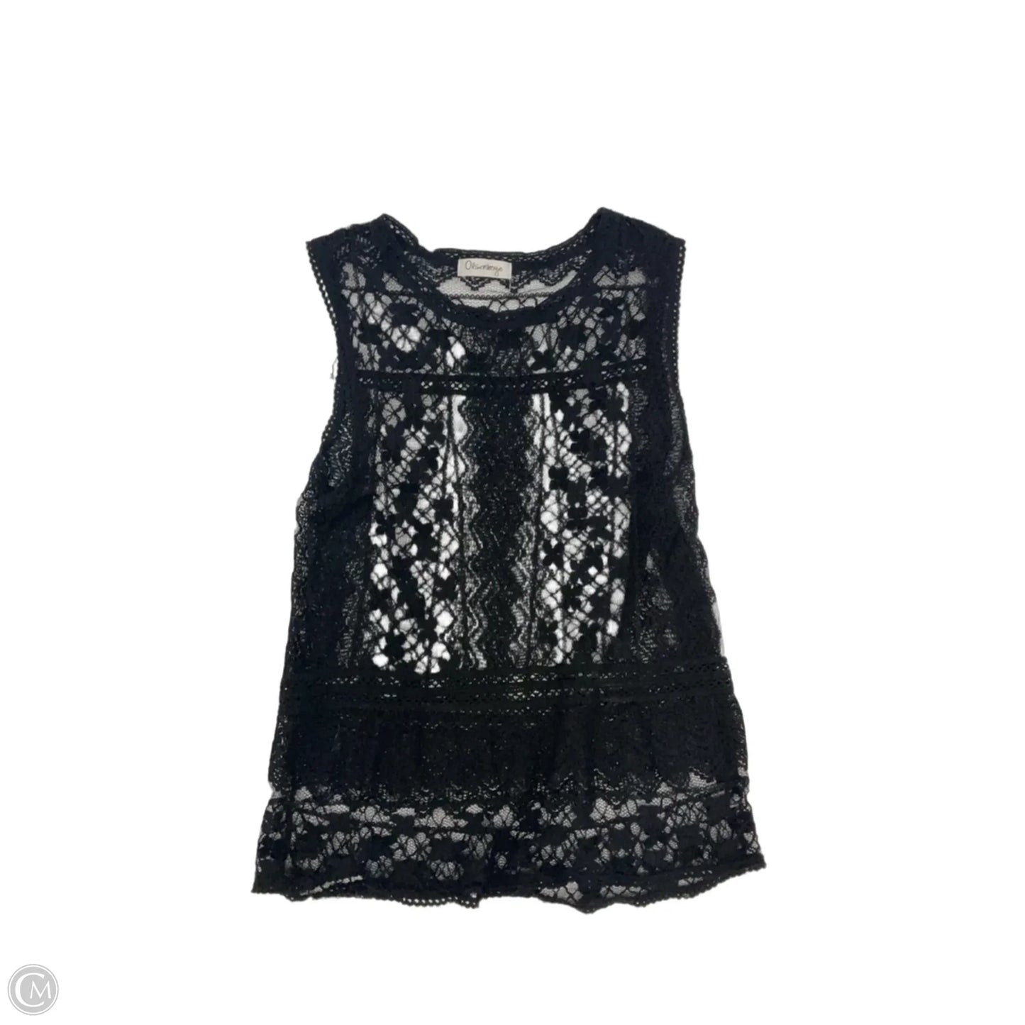 Top Sleeveless By Clothes Mentor In Black, Size: S