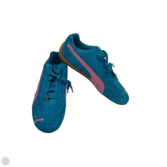 Shoes Athletic By Puma In Blue & Pink, Size: 9