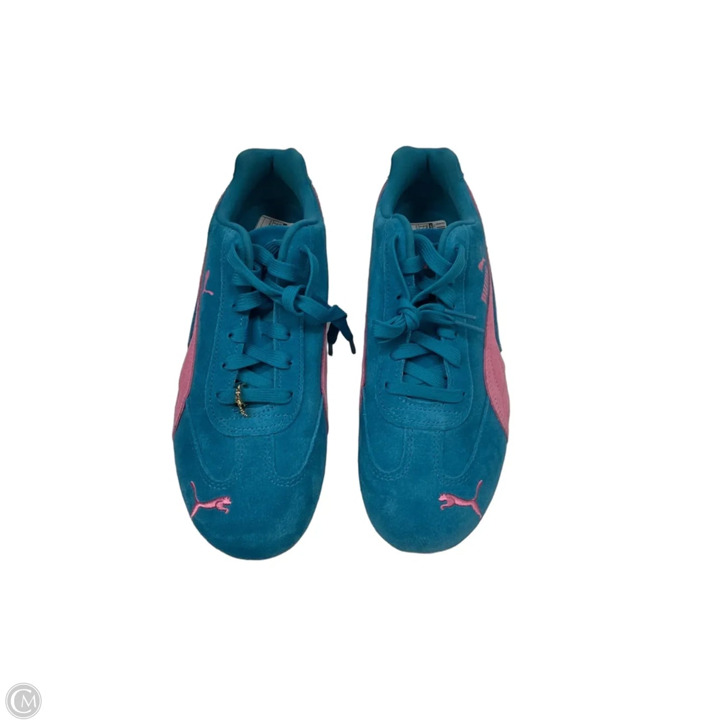 Shoes Athletic By Puma In Blue & Pink, Size: 9