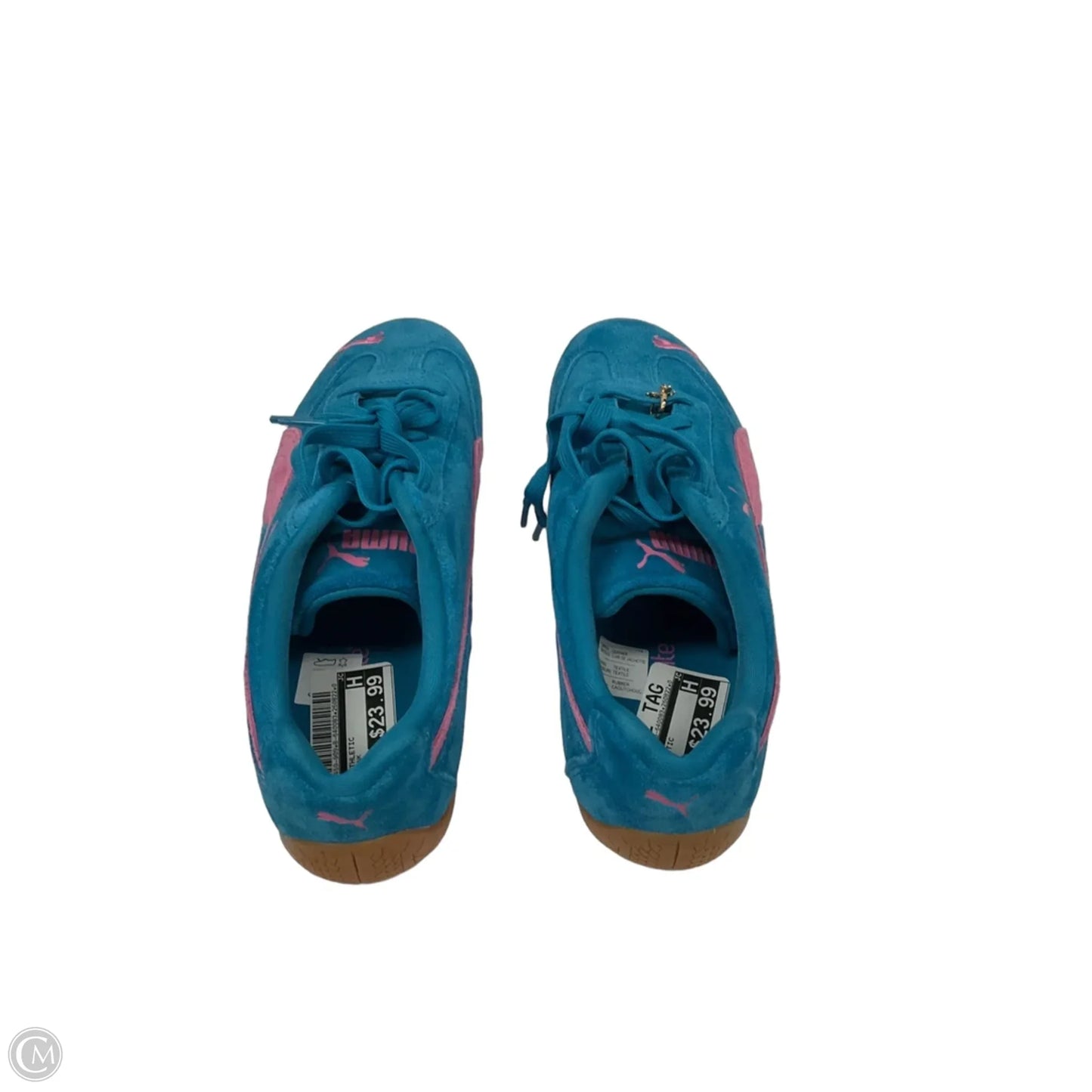 Shoes Athletic By Puma In Blue & Pink, Size: 9