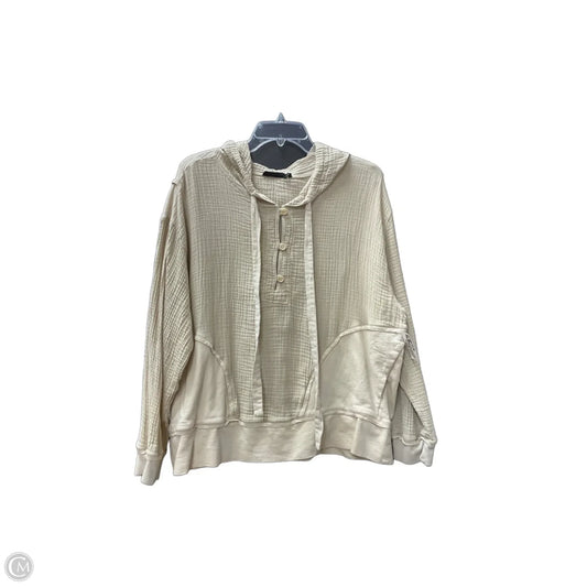 Sweatshirt Hoodie By Urban Outfitters In Brown, Size: M