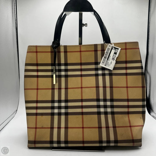 Handbag Designer By Burberry, Size: Large