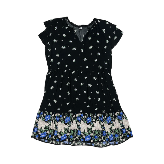 Dress Casual Midi By Old Navy In Floral Print, Size:L