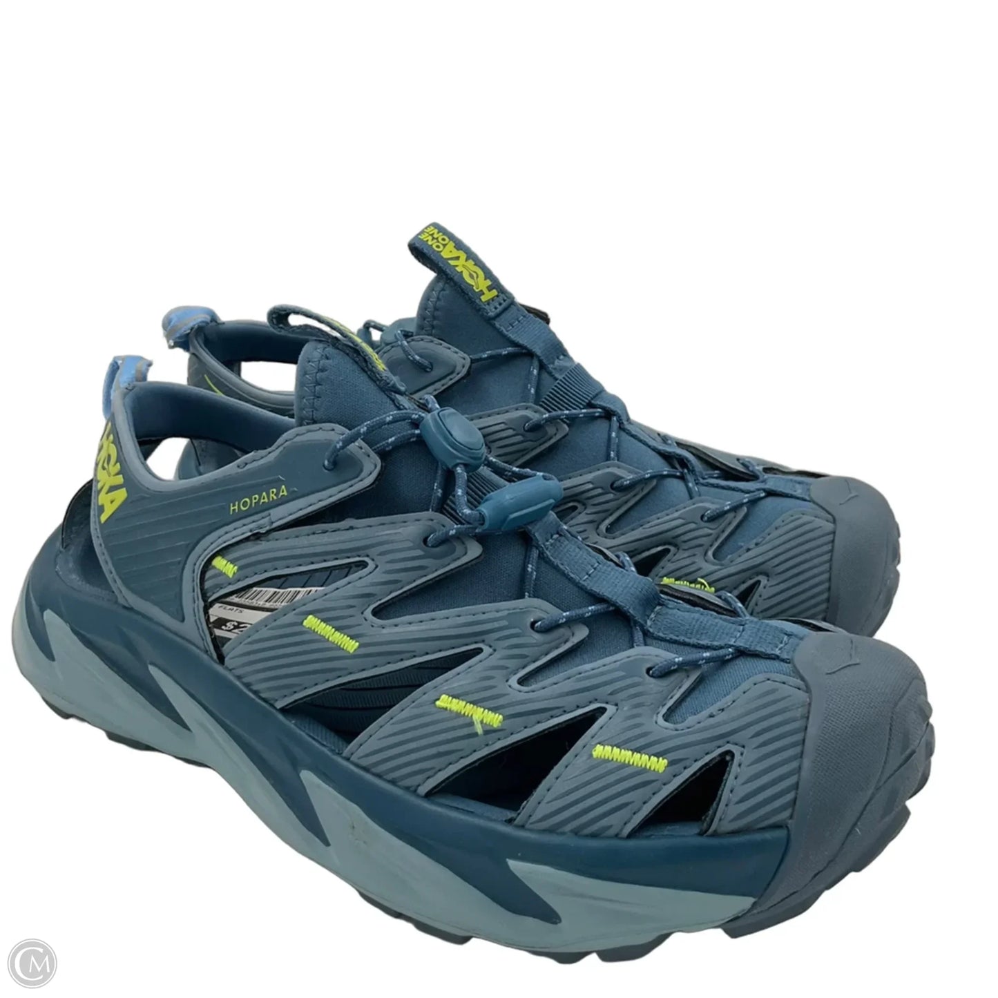 Sandals Flats By Hoka In Blue, Size: 7