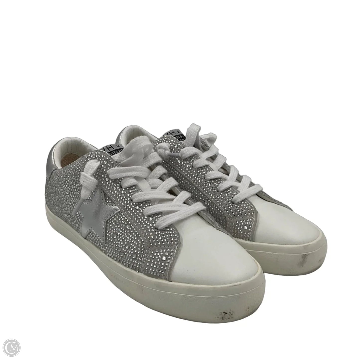 Shoes Sneakers By Vintage Havana In Silver, Size: 7