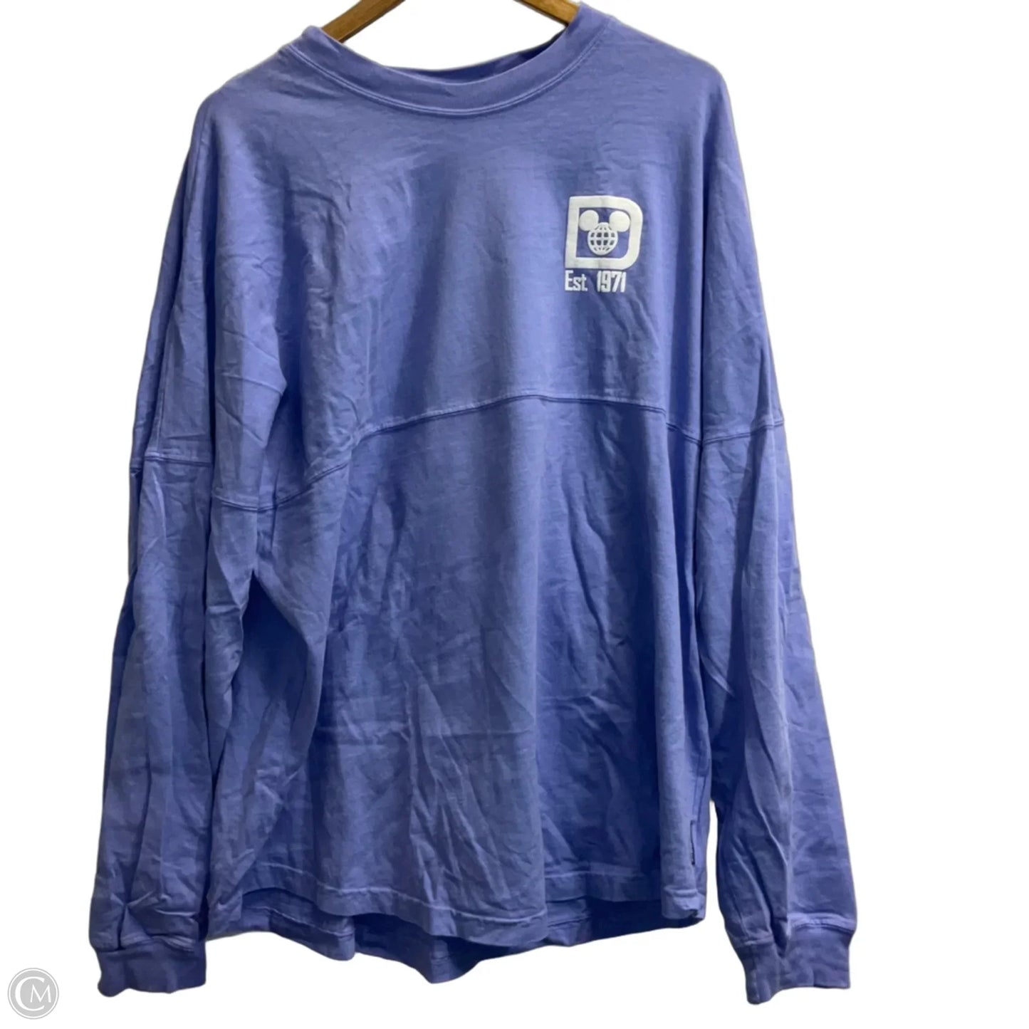 Top Long Sleeve By Disney In Purple, Size: Xl