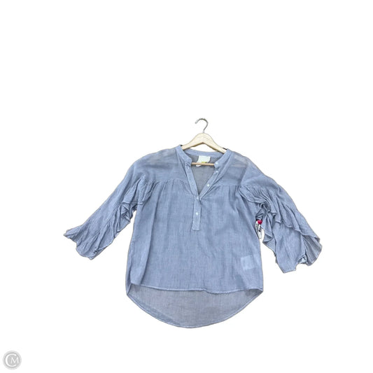 Top Long Sleeve By Maeve In Striped Pattern, Size: Xs