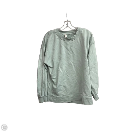 Athletic Sweatshirt Crewneck By Lululemon In Teal, Size: 6