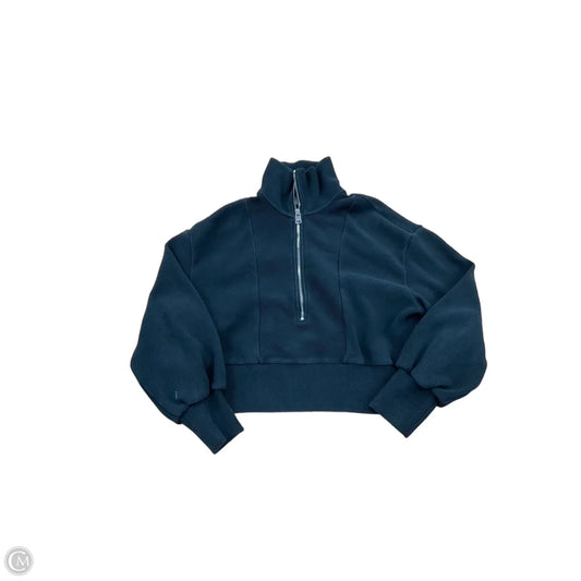Sweatshirt Collar By Varley In Grey, Size: S