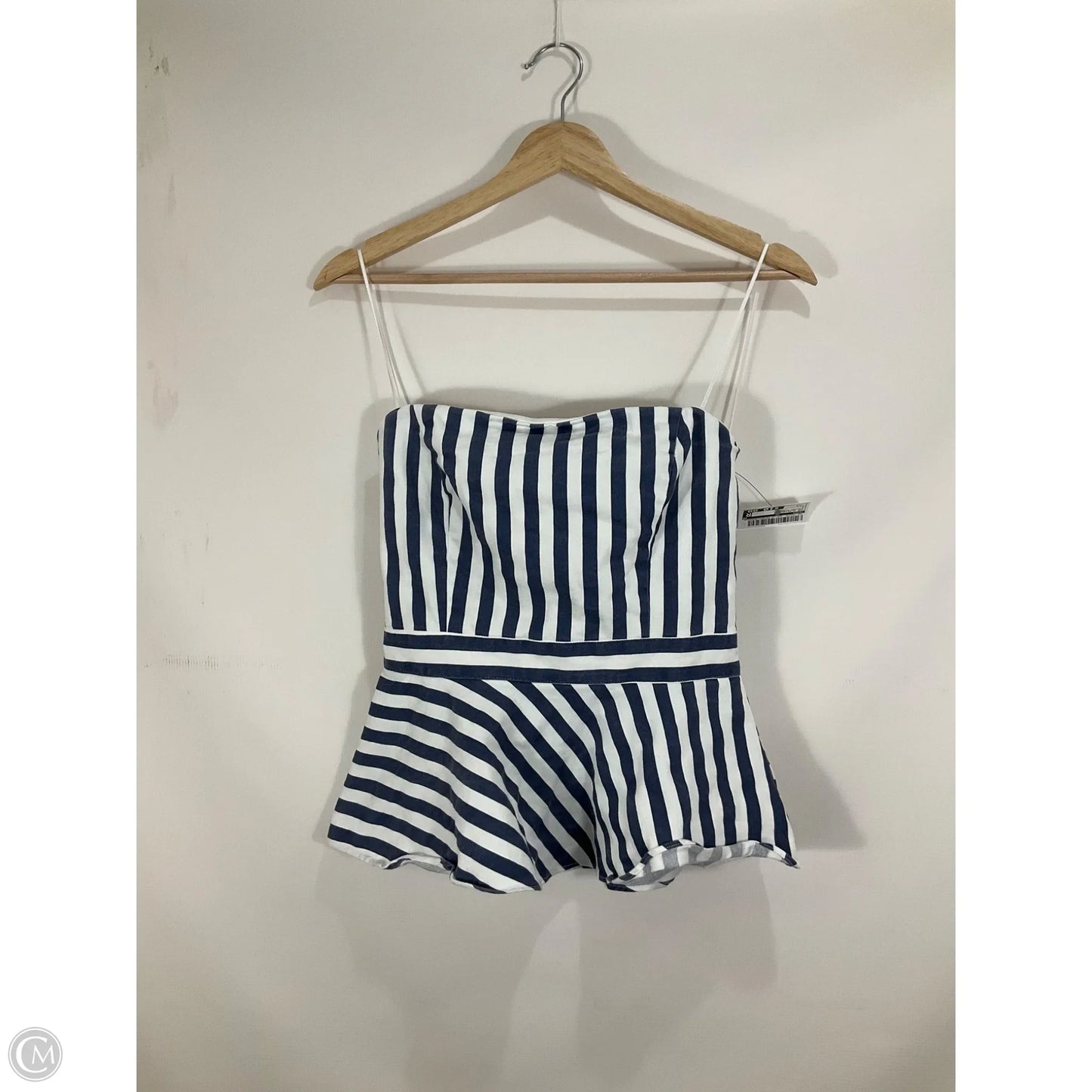 Top Sleeveless By Vici In Striped Pattern, Size: S