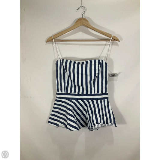 Top Sleeveless By Vici In Striped Pattern, Size: S