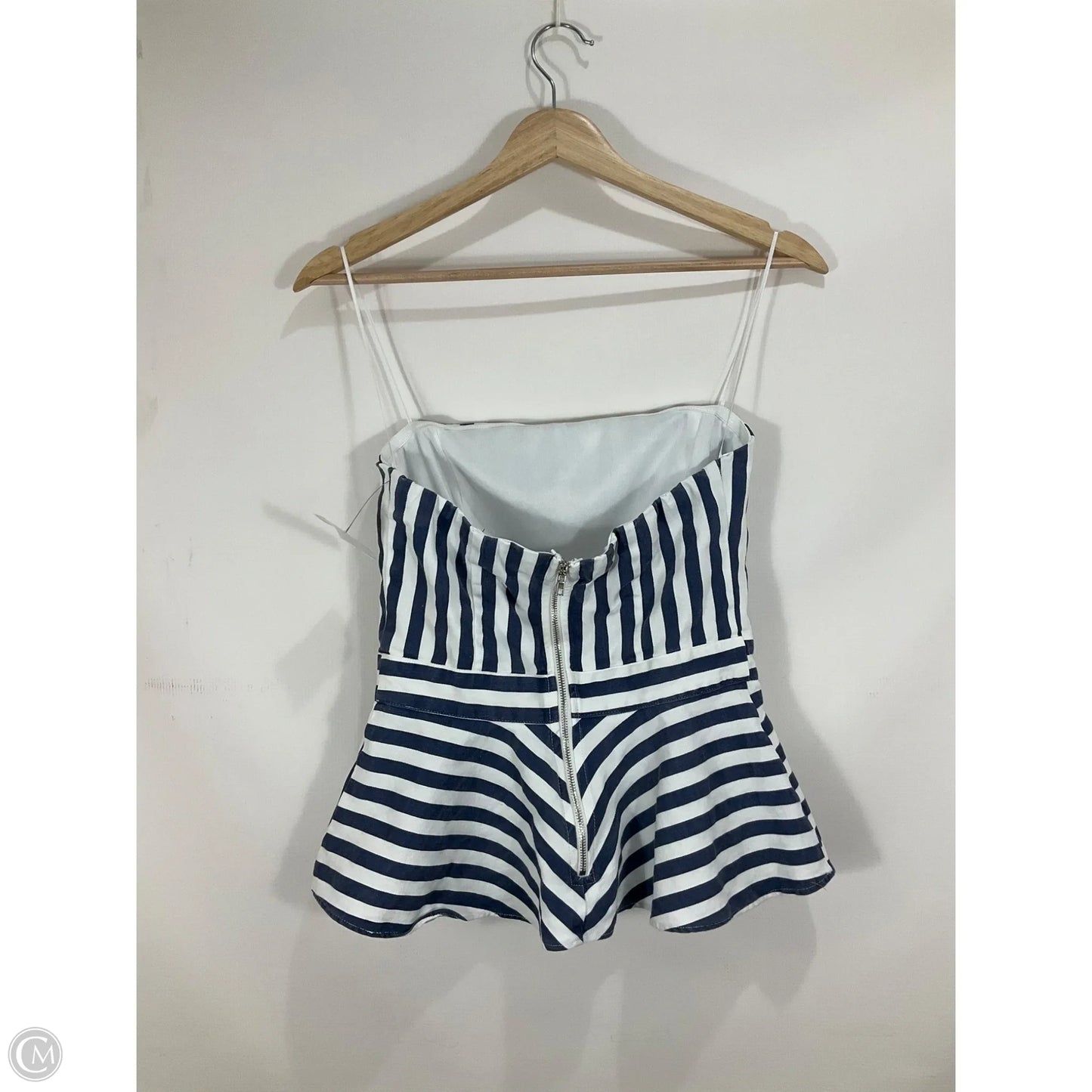 Top Sleeveless By Vici In Striped Pattern, Size: S