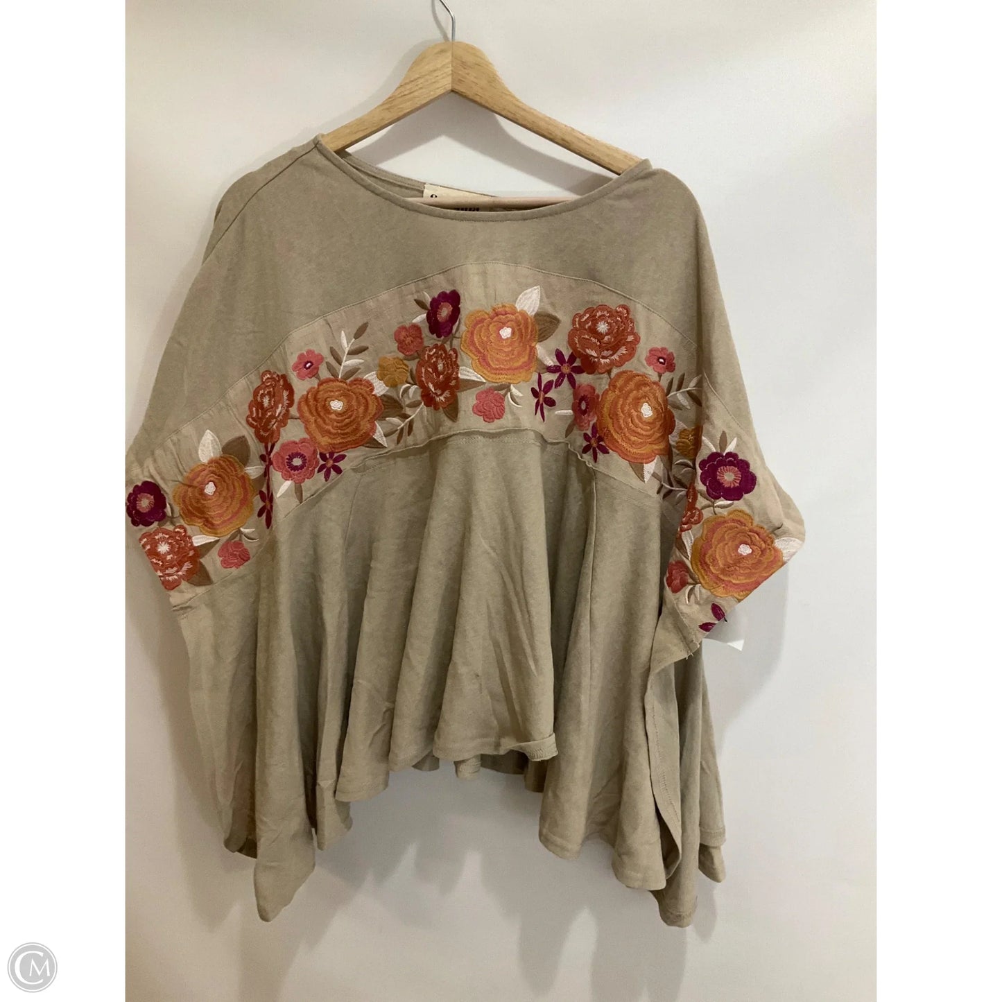 Top Sleeveless By Savanna Jane In Tan, Size: M