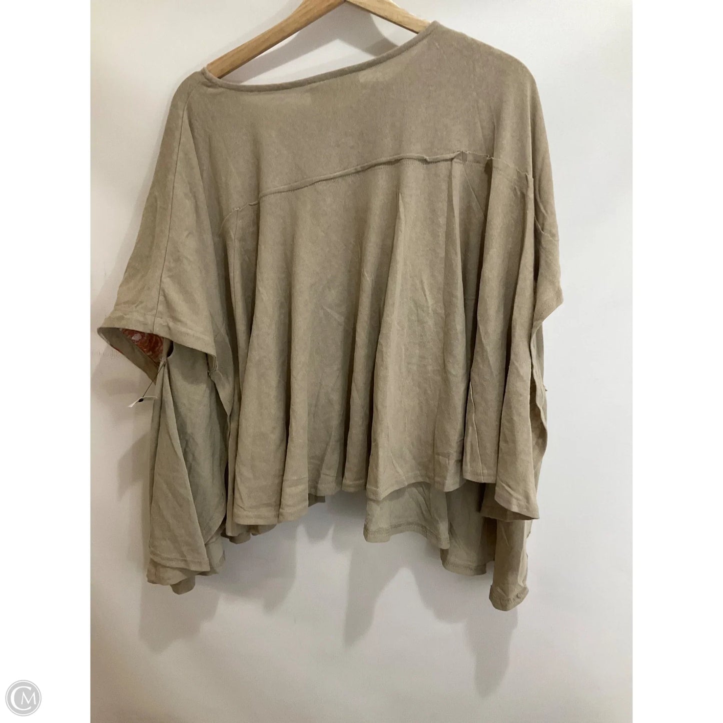 Top Sleeveless By Savanna Jane In Tan, Size: M