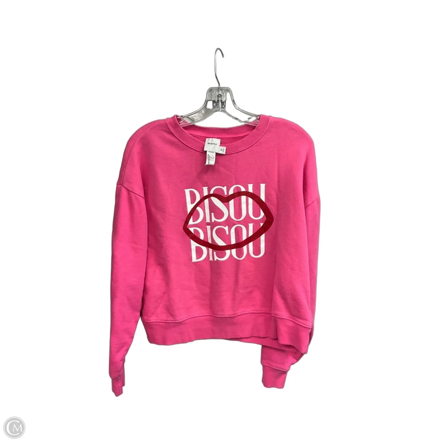 Top Long Sleeve By Maeve In Pink, Size: Xs