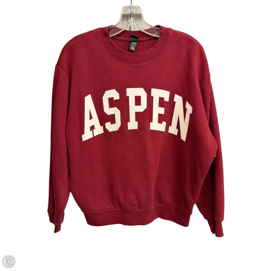 Sweatshirt Crewneck By Wild Fable In Red, Size: Xs