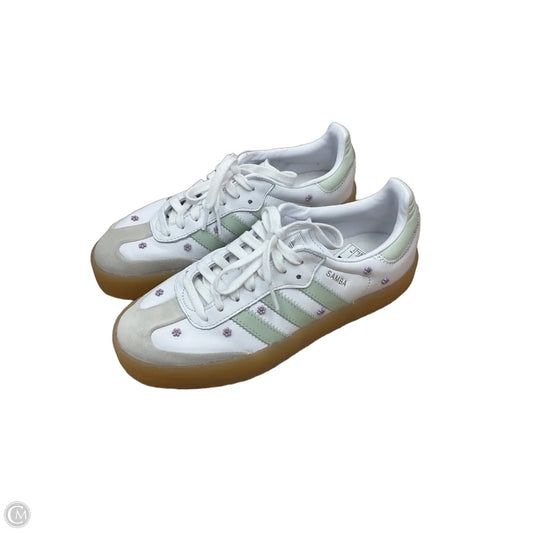 Shoes Athletic By Adidas In White, Size: 8