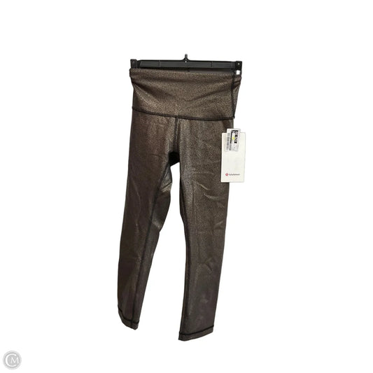 Athletic Leggings By Lululemon In Gold, Size: 2