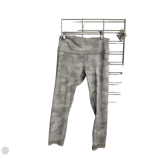Athletic Leggings By Lululemon In Camouflage Print, Size: 10