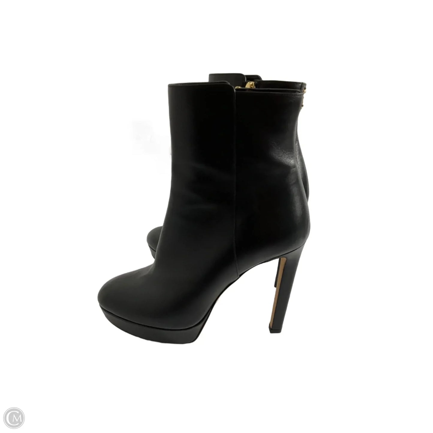 Boots Luxury Designer By Jimmy Choo In Black, Size: 9.5