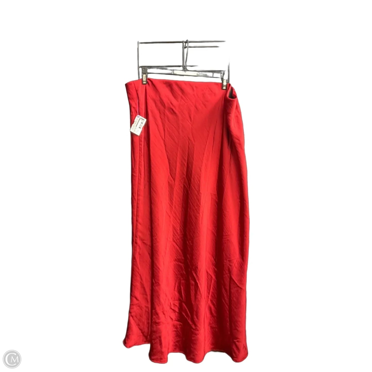 Skirt Maxi By A New Day In Red, Size: Xxl